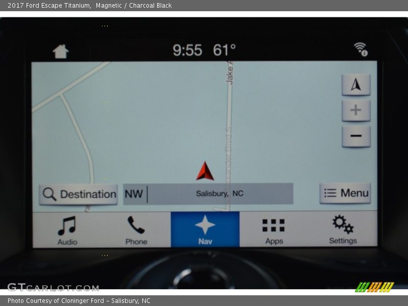 Magnetic / Charcoal Black 2017 Ford Escape Titanium