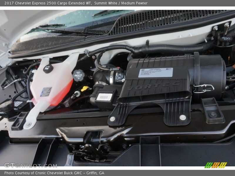 Summit White / Medium Pewter 2017 Chevrolet Express 2500 Cargo Extended WT