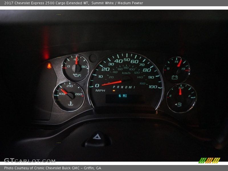 Summit White / Medium Pewter 2017 Chevrolet Express 2500 Cargo Extended WT