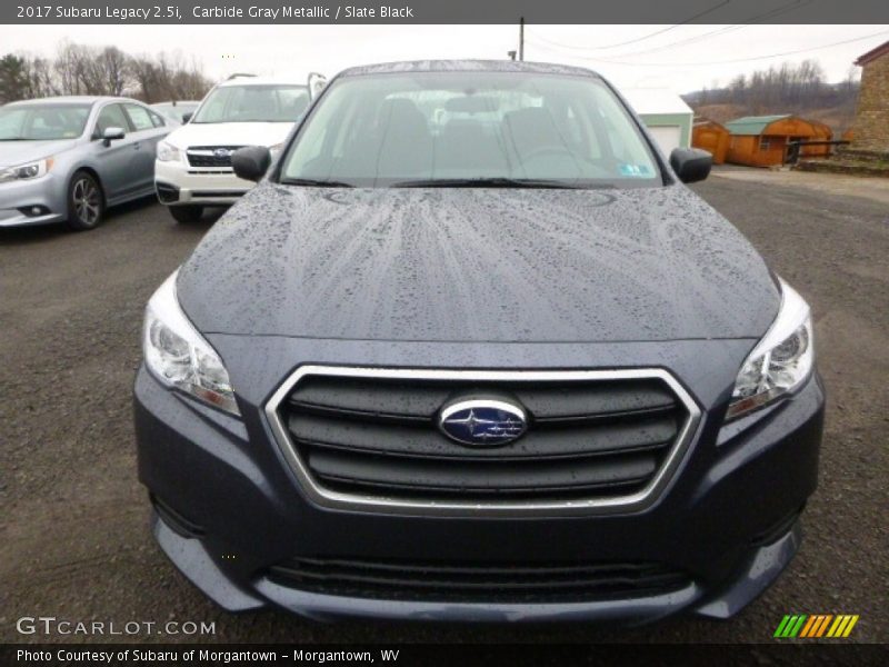 Carbide Gray Metallic / Slate Black 2017 Subaru Legacy 2.5i