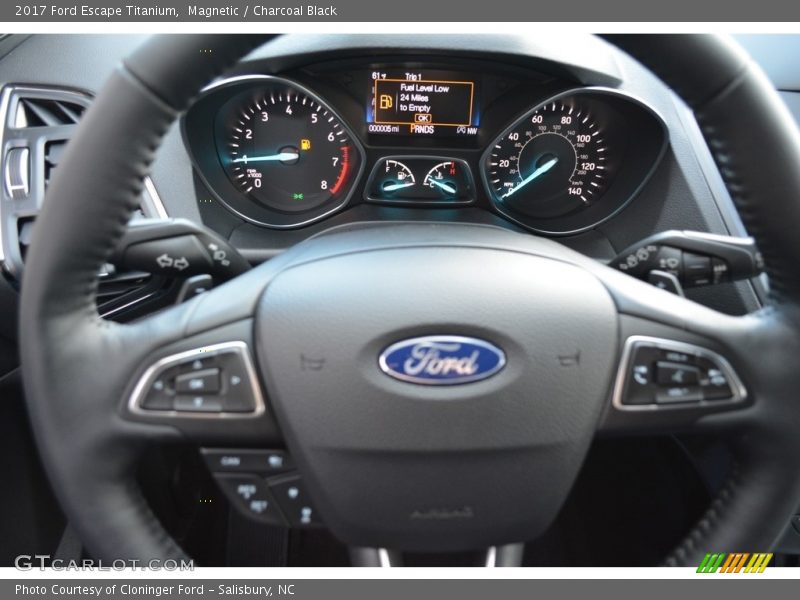 Magnetic / Charcoal Black 2017 Ford Escape Titanium