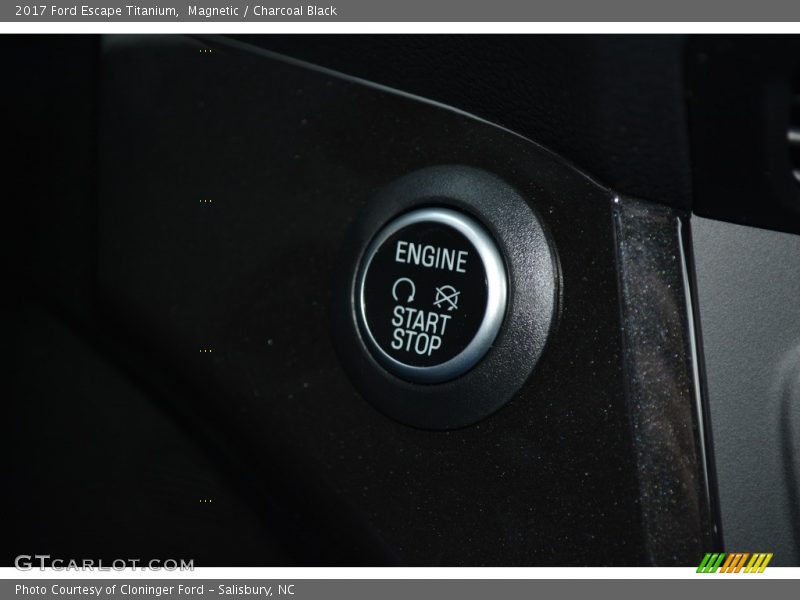 Magnetic / Charcoal Black 2017 Ford Escape Titanium