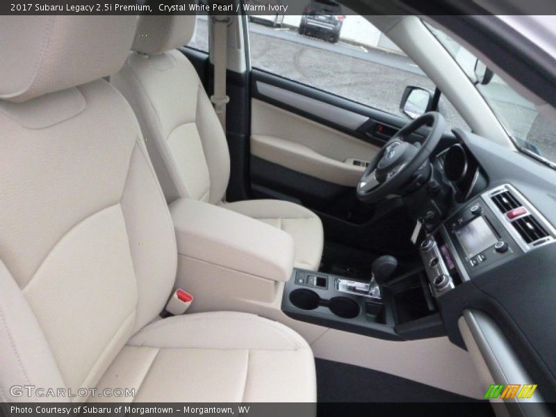 Crystal White Pearl / Warm Ivory 2017 Subaru Legacy 2.5i Premium