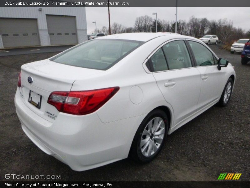 Crystal White Pearl / Warm Ivory 2017 Subaru Legacy 2.5i Premium
