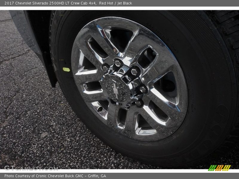 Red Hot / Jet Black 2017 Chevrolet Silverado 2500HD LT Crew Cab 4x4