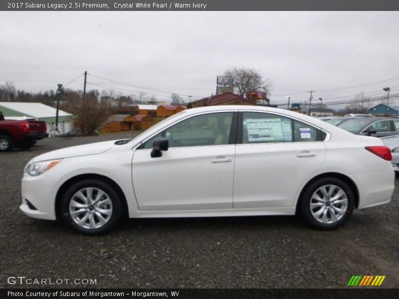 Crystal White Pearl / Warm Ivory 2017 Subaru Legacy 2.5i Premium
