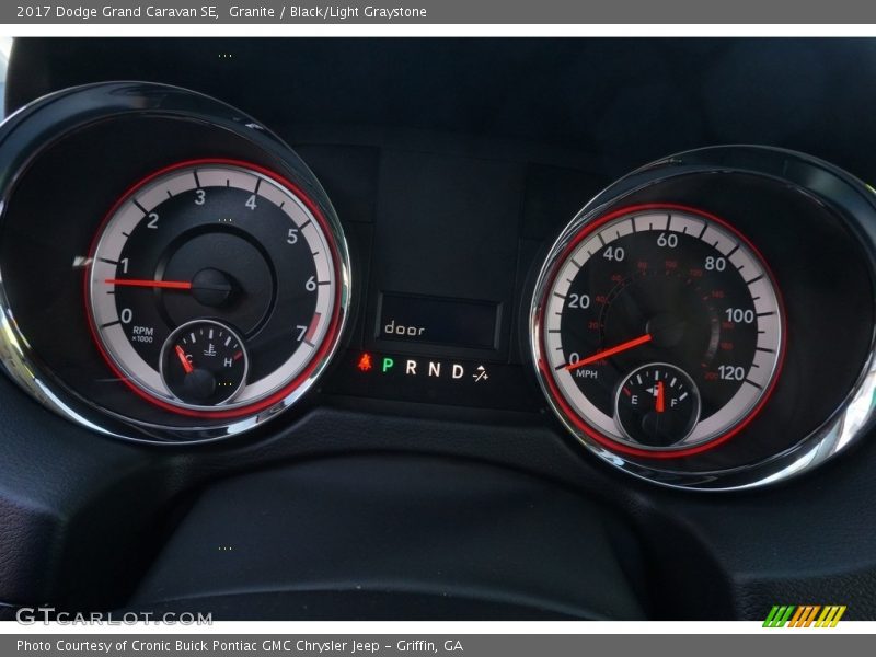 Granite / Black/Light Graystone 2017 Dodge Grand Caravan SE