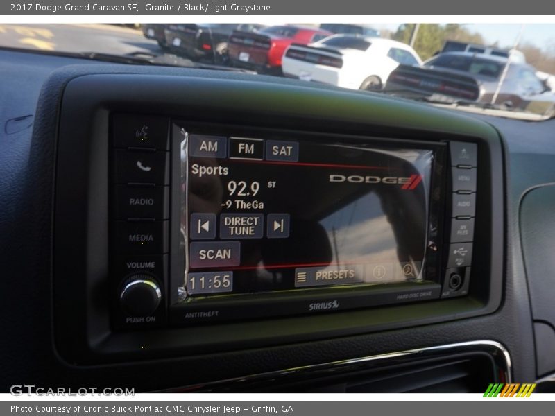 Granite / Black/Light Graystone 2017 Dodge Grand Caravan SE