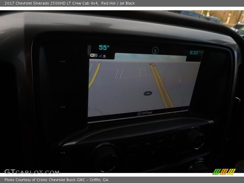 Red Hot / Jet Black 2017 Chevrolet Silverado 2500HD LT Crew Cab 4x4