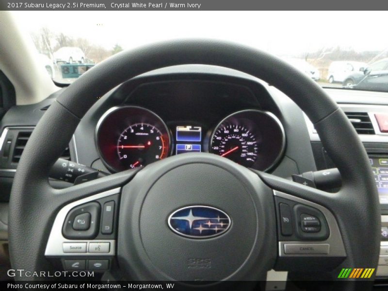 Crystal White Pearl / Warm Ivory 2017 Subaru Legacy 2.5i Premium