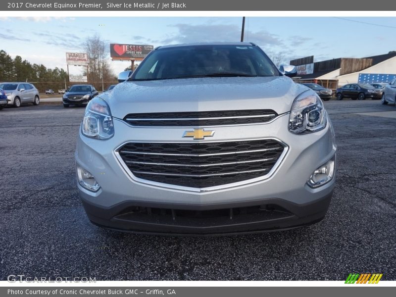 Silver Ice Metallic / Jet Black 2017 Chevrolet Equinox Premier