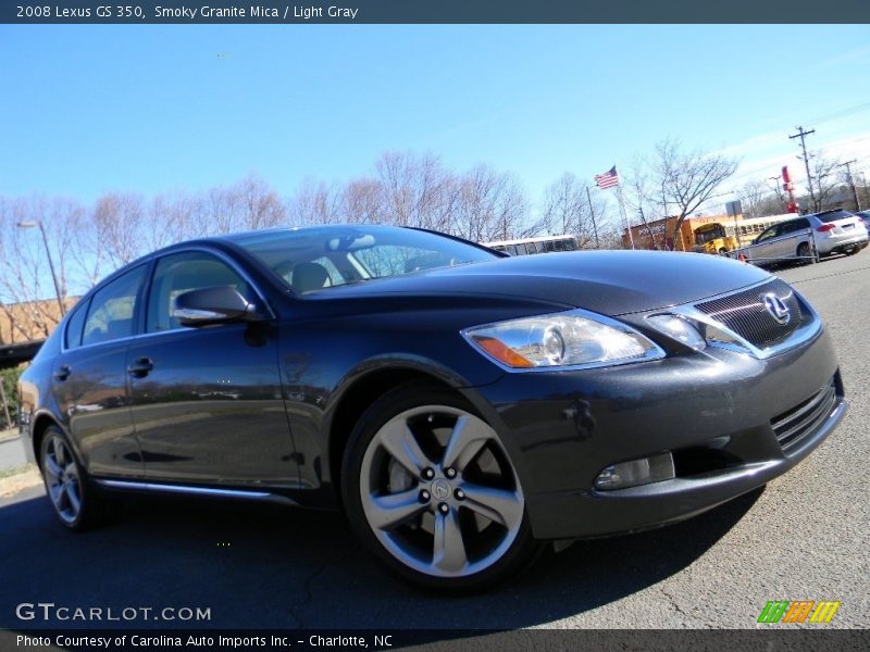 Smoky Granite Mica / Light Gray 2008 Lexus GS 350