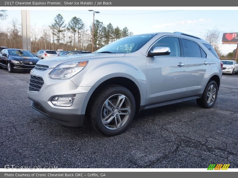 Silver Ice Metallic / Jet Black 2017 Chevrolet Equinox Premier