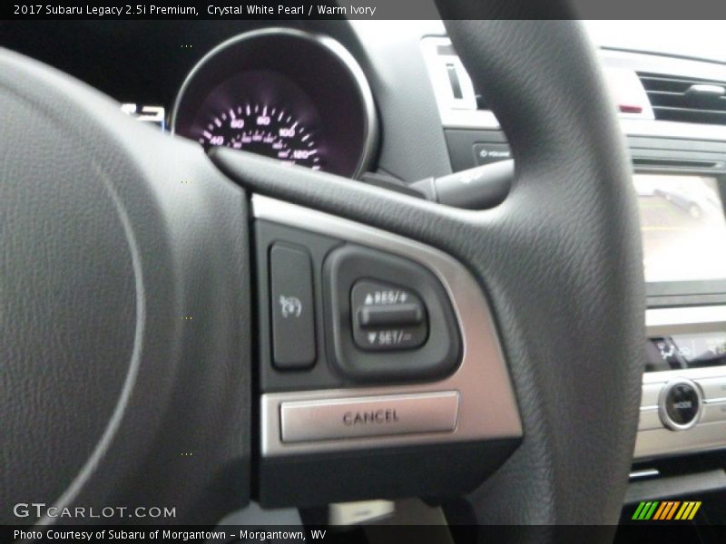 Crystal White Pearl / Warm Ivory 2017 Subaru Legacy 2.5i Premium