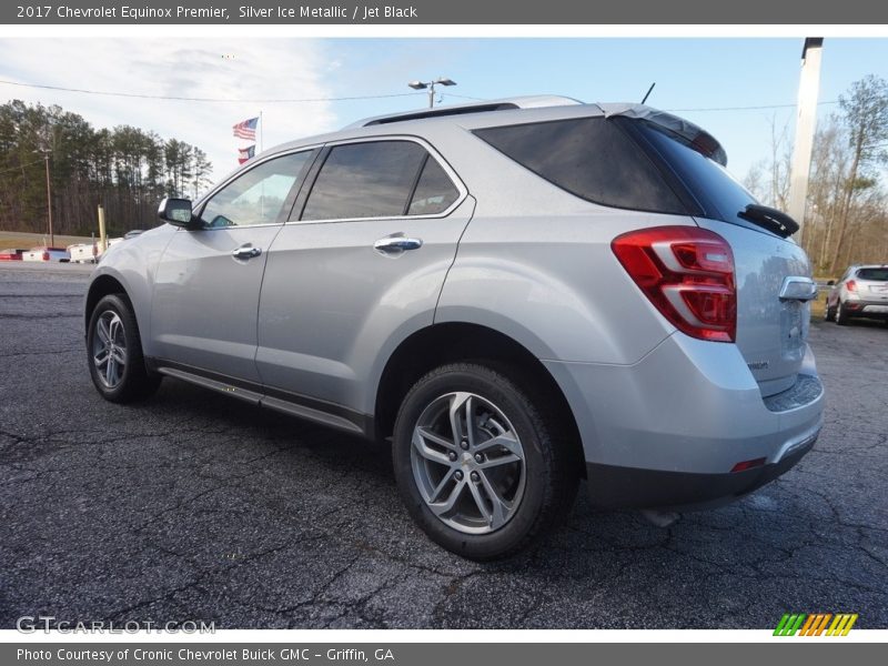 Silver Ice Metallic / Jet Black 2017 Chevrolet Equinox Premier