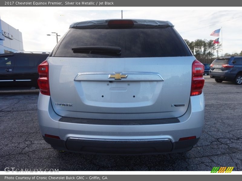 Silver Ice Metallic / Jet Black 2017 Chevrolet Equinox Premier