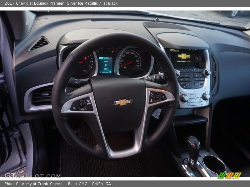 Silver Ice Metallic / Jet Black 2017 Chevrolet Equinox Premier