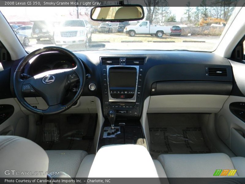 Smoky Granite Mica / Light Gray 2008 Lexus GS 350