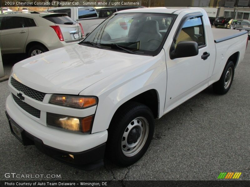 Summit White / Light Cashmere 2009 Chevrolet Colorado LT Regular Cab