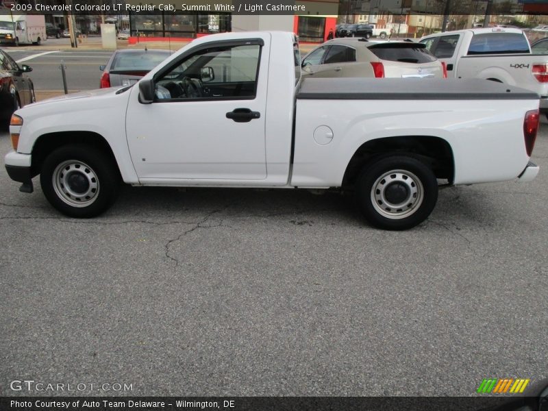 Summit White / Light Cashmere 2009 Chevrolet Colorado LT Regular Cab