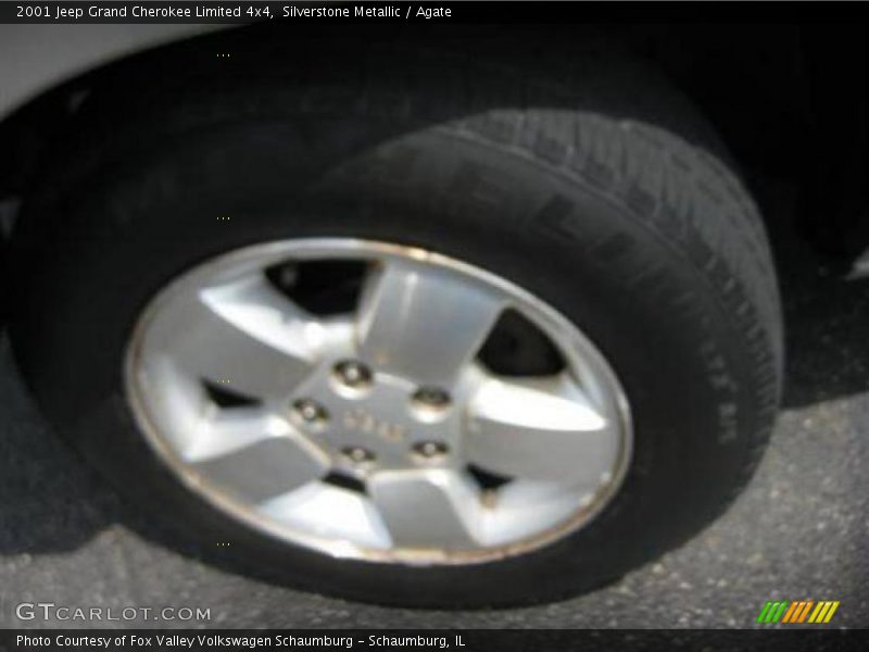 Silverstone Metallic / Agate 2001 Jeep Grand Cherokee Limited 4x4