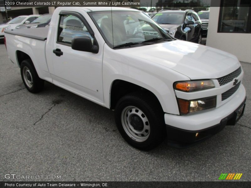 Summit White / Light Cashmere 2009 Chevrolet Colorado LT Regular Cab
