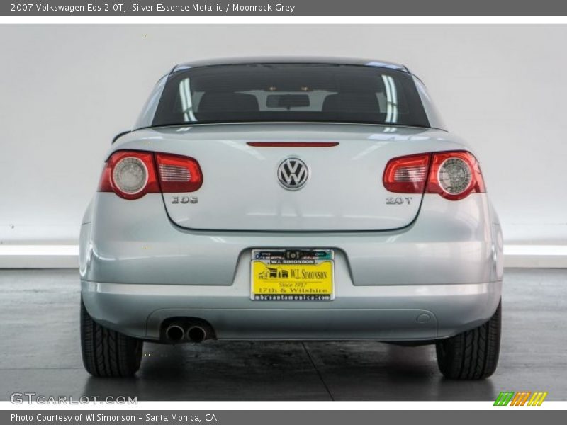 Silver Essence Metallic / Moonrock Grey 2007 Volkswagen Eos 2.0T