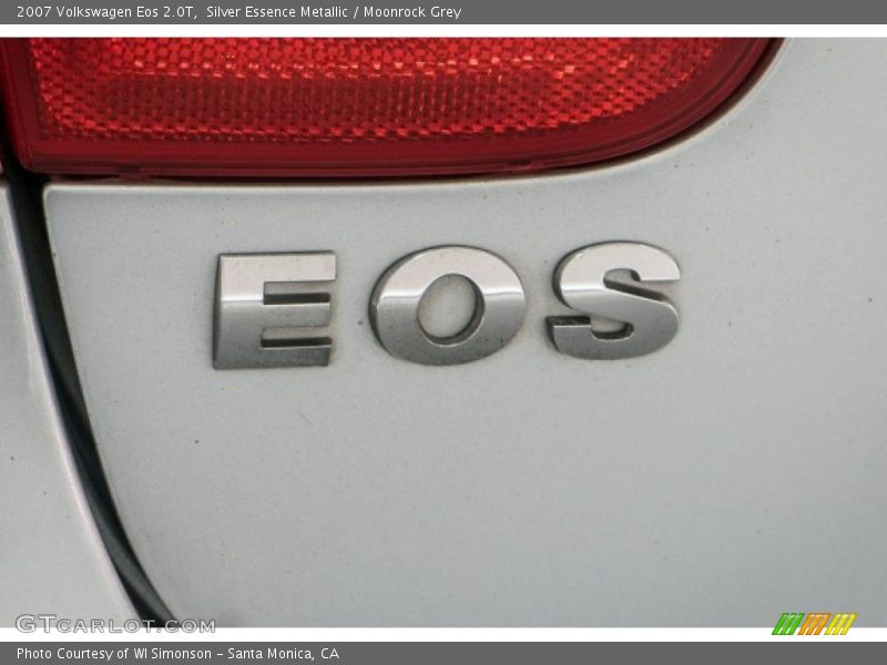 Silver Essence Metallic / Moonrock Grey 2007 Volkswagen Eos 2.0T