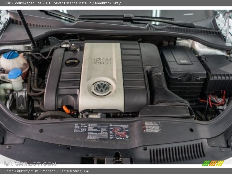 Silver Essence Metallic / Moonrock Grey 2007 Volkswagen Eos 2.0T