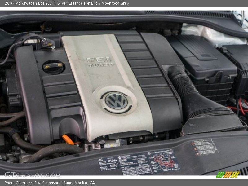 Silver Essence Metallic / Moonrock Grey 2007 Volkswagen Eos 2.0T