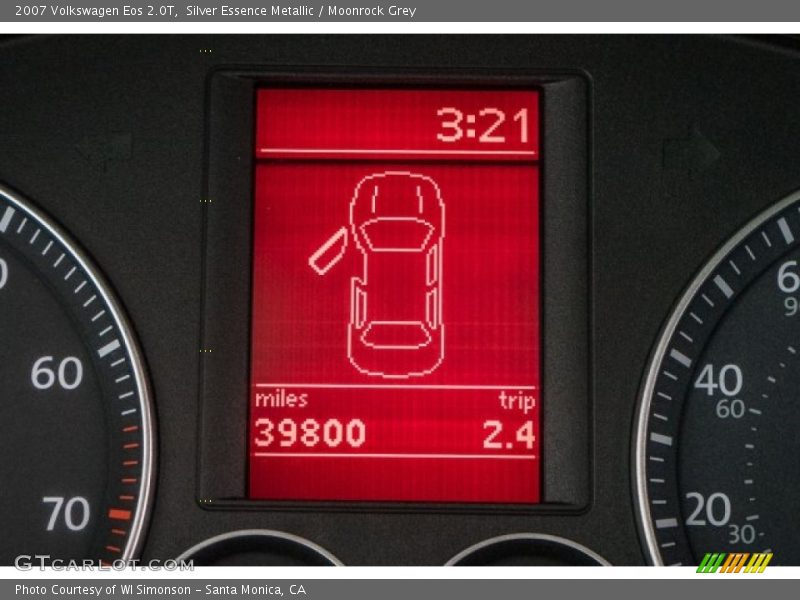 Silver Essence Metallic / Moonrock Grey 2007 Volkswagen Eos 2.0T