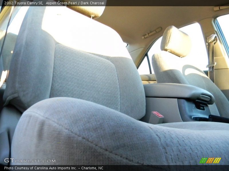 Aspen Green Pearl / Dark Charcoal 2002 Toyota Camry SE