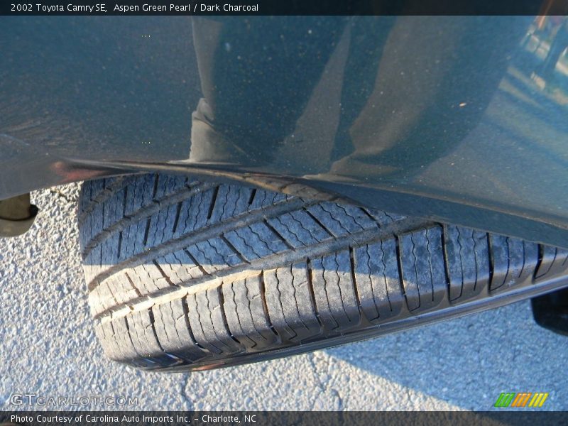 Aspen Green Pearl / Dark Charcoal 2002 Toyota Camry SE