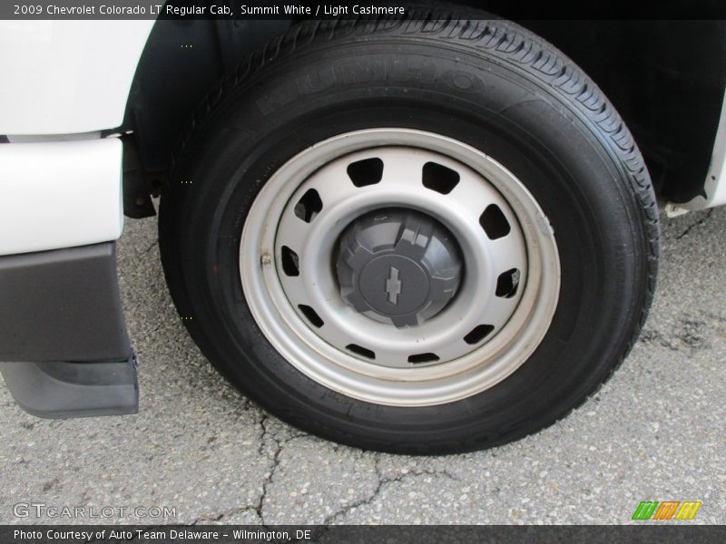 Summit White / Light Cashmere 2009 Chevrolet Colorado LT Regular Cab