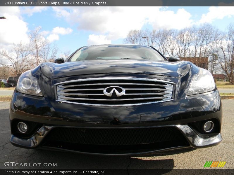 Black Obsidian / Graphite 2011 Infiniti G 37 S Sport Coupe