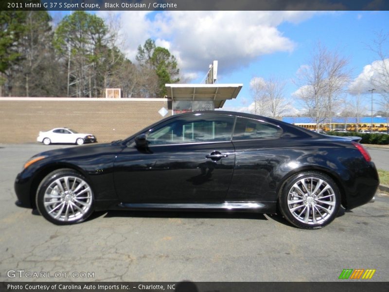 Black Obsidian / Graphite 2011 Infiniti G 37 S Sport Coupe