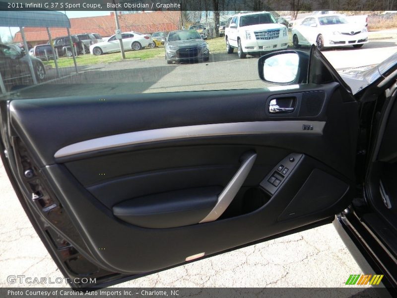 Black Obsidian / Graphite 2011 Infiniti G 37 S Sport Coupe