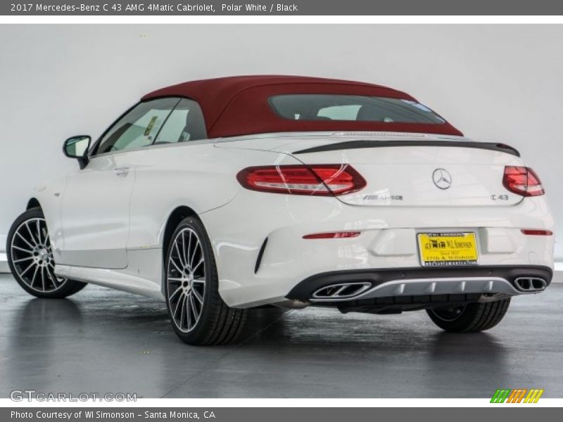 Polar White / Black 2017 Mercedes-Benz C 43 AMG 4Matic Cabriolet