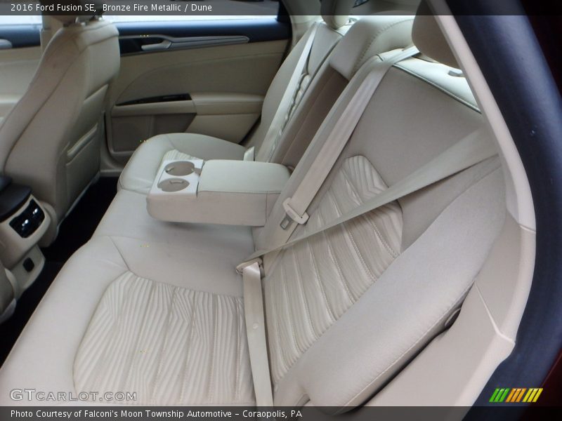 Bronze Fire Metallic / Dune 2016 Ford Fusion SE