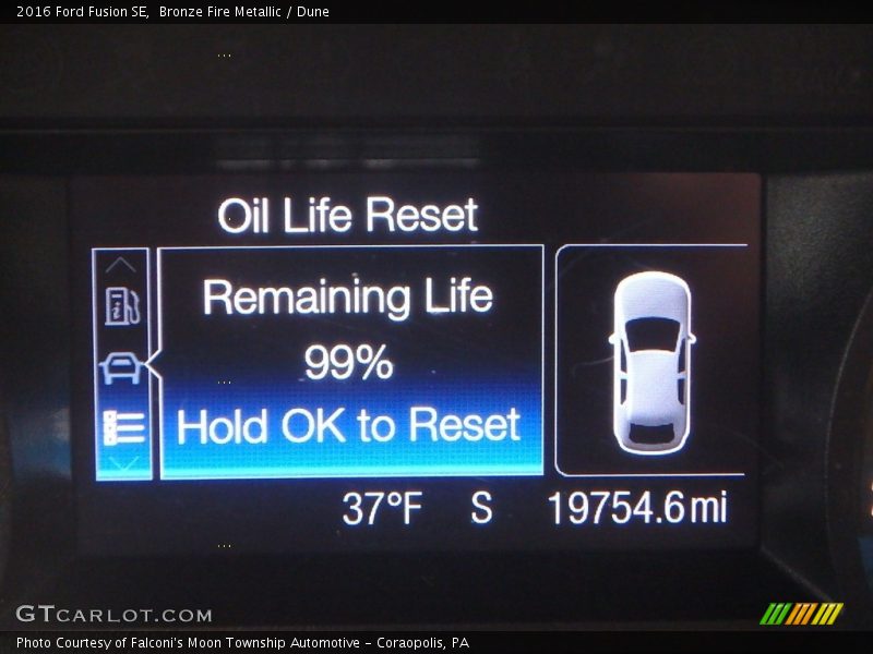 Bronze Fire Metallic / Dune 2016 Ford Fusion SE