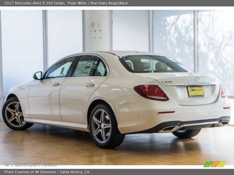 Polar White / Macchiato Beige/Black 2017 Mercedes-Benz E 300 Sedan