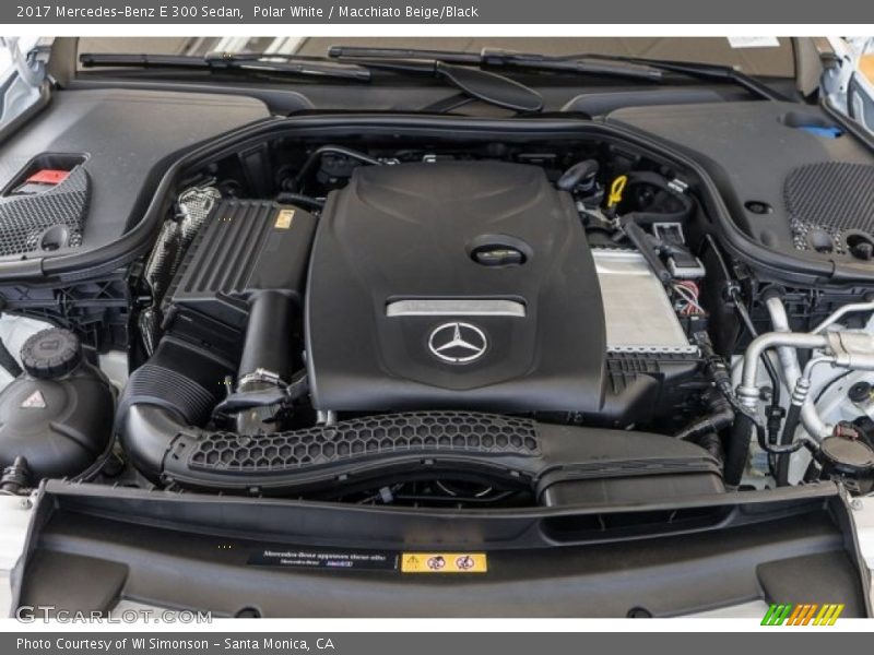 Polar White / Macchiato Beige/Black 2017 Mercedes-Benz E 300 Sedan