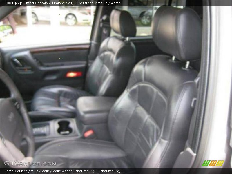Silverstone Metallic / Agate 2001 Jeep Grand Cherokee Limited 4x4