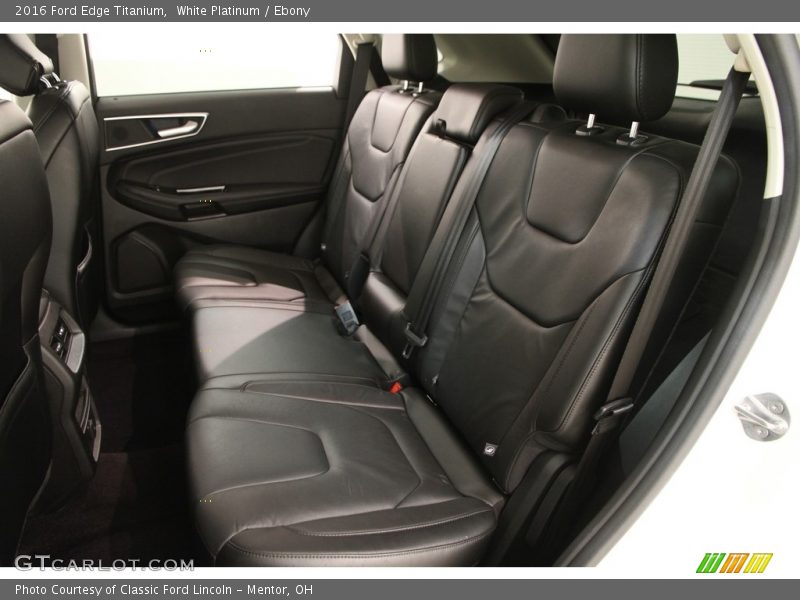 White Platinum / Ebony 2016 Ford Edge Titanium
