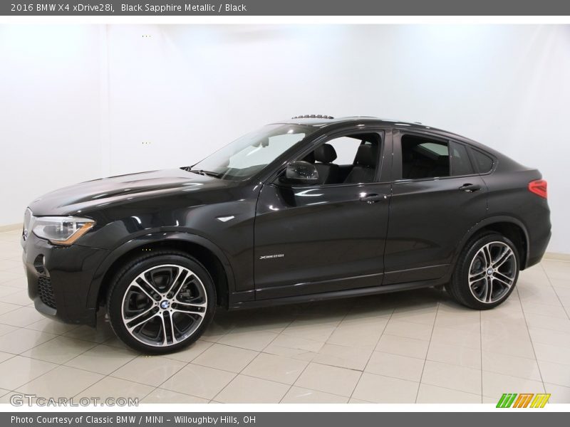 Black Sapphire Metallic / Black 2016 BMW X4 xDrive28i
