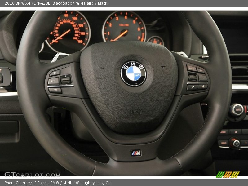 Black Sapphire Metallic / Black 2016 BMW X4 xDrive28i