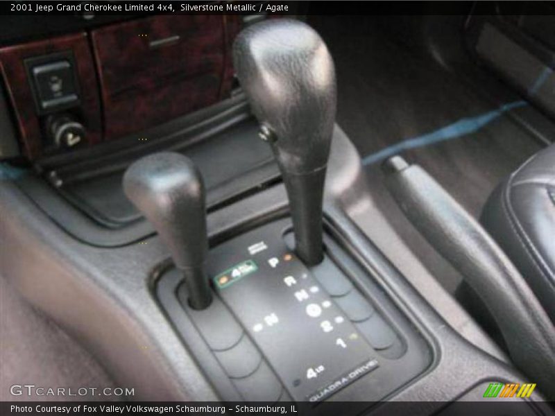 Silverstone Metallic / Agate 2001 Jeep Grand Cherokee Limited 4x4