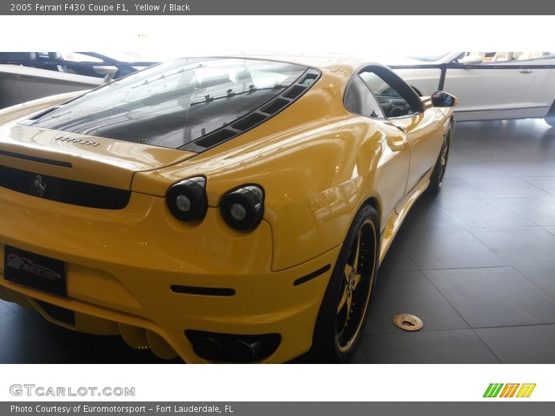 Yellow / Black 2005 Ferrari F430 Coupe F1