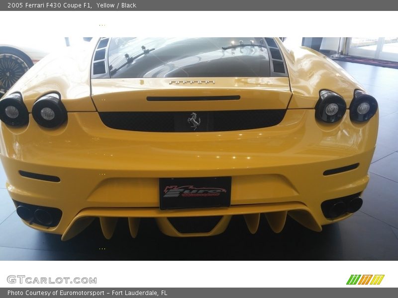Yellow / Black 2005 Ferrari F430 Coupe F1