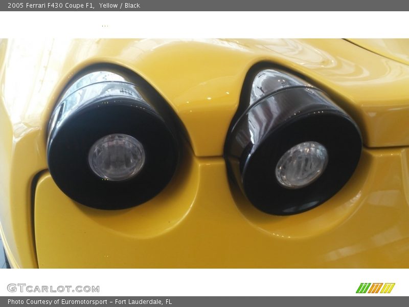 Yellow / Black 2005 Ferrari F430 Coupe F1